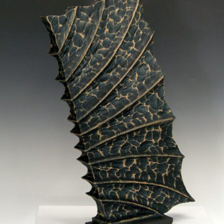 Dragon's Wing, Oak dark blue & Tan, 24x14x4