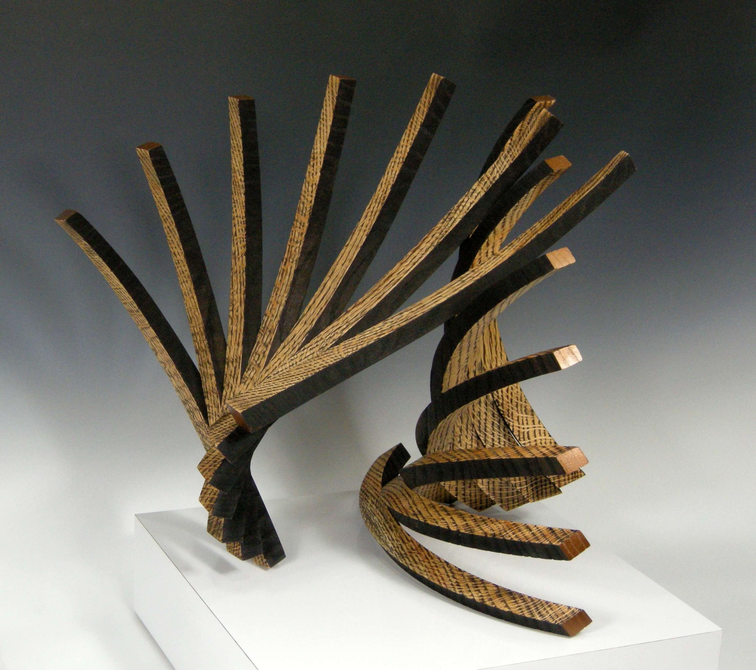 Wood art sculptures, Spiral Sculptures