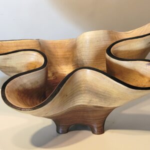 Undulating Walnut Bowl