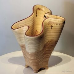 Undulating Oak Vase